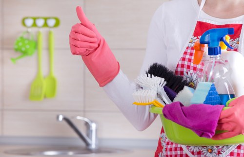 Ruislip carpet cleaners working safely in a home or office