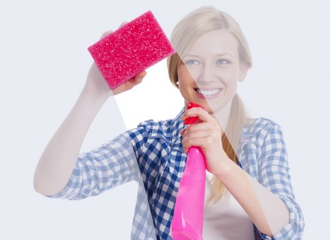 Ruislip carpet cleaner treating a stained hallway carpet